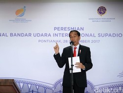 Jokowi Resmikan Terminal Baru Bandara Supadio Pontianak