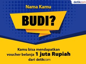 Sore Budi, Voucher Rp 1 Juta dari detikcom Menunggu Kamu Nih