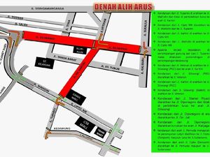 Ini Rekayasa Jalan Saat Malam Tahun Baru di Cirebon