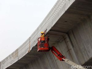 Kondisi Terkini Flyover Pancoran Jelang Akhir Tahun