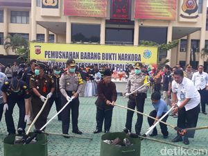 Jelang Akhir Tahun, Polda Jabar Musnahkan Narkoba Rp 11 M