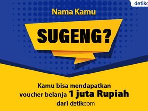 Mas Sugeng, Kamu Bisa Dapat Voucher Rp 1 Juta dari detikcom Lho..