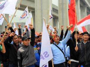 Aksi Serikat Pekerja Container di JICT