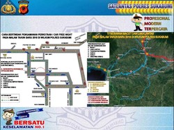 Tahun Baruan di Palabuhanratu? Ini Rekayasa Arus Lalu Lintasnya