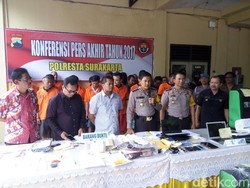 Sepanjang 2017 Kasus Kriminal di Solo Menurun, Narkoba Meningkat