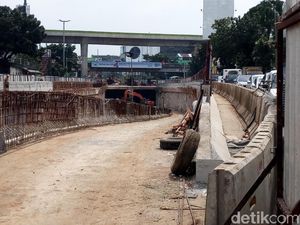 Terowongan Terbentuk, Ini Potret Progres Proyek Underpass Mampang