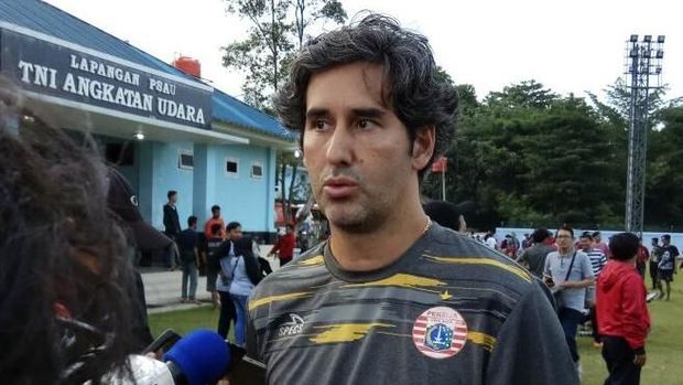 Pelatih Persija Stefano 'Teco' Cugurra sadar betul kerawanan cedera skuatnya di Piala Presiden 2018. (