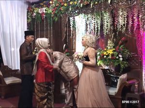 Momen Jokowi Kondangan dari Hotel Mewah ke Gang Sempit