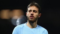 Bernanrdo Silva menjadi pemain termahal ke-10 di tahun 2017. Manchester City memboyong si gelandang dari AS Monaco pada musim panas dengan harga 43 juta pound sterling. (Michael Steele/Getty Images)