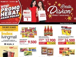 Diskon hingga 40% Alat Barbeku & Promo Makanan Pesta Tahun Baru