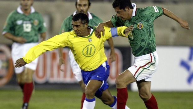 Romario merupakan penyerang andalan Brasil di era 80-an dan 90-an.