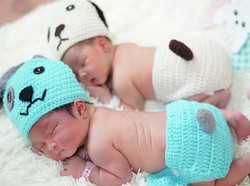 Sambut Tahun Baru, Bayi-bayi Ini Dipakaikan Kostum Anak Anjing