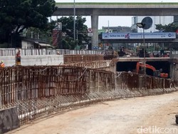 Mengintip Proyek Underpass Mampang-Kuningan Warisan Ahok