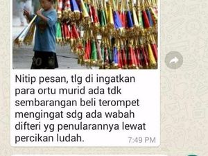 Dokter: Terompet Tahun Baru Secara Teori Bisa Tularkan Difteri Dokter: Terompet Tahun Baru Secara Teori Bisa Tularkan Difteri