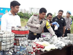Jelang Tahun Baru, Polisi Sita Ratusan Ribu Petasan di Tangsel