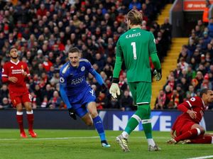 Liverpool Tertinggal 0-1 dari Leicester di Babak I