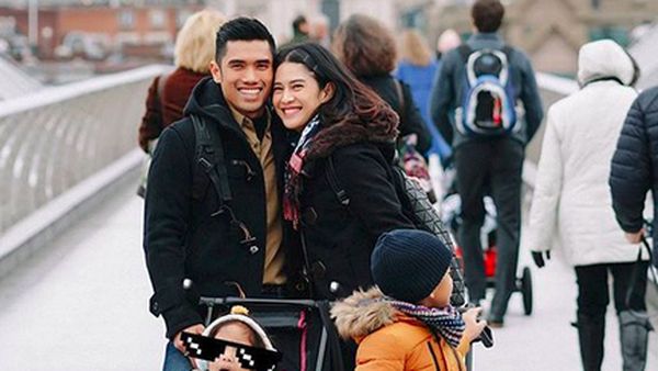 Asyiknya Dian Sastro dan Keluarga Berlibur ke Inggris