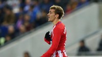 Penyerang Atletico Madrid dan juga timnas Prancis Antoin Griezmann juga jadi kandidat. Penilaian itu diberikan untuk performa pada periode 3 Juli 2017-15 Juli 2018 (Albert Gea/Reuters)