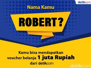 Sore Bang Robert, Ayo Ikut Rejeki Nama detikcom Berhadiah Rp 1 Juta!