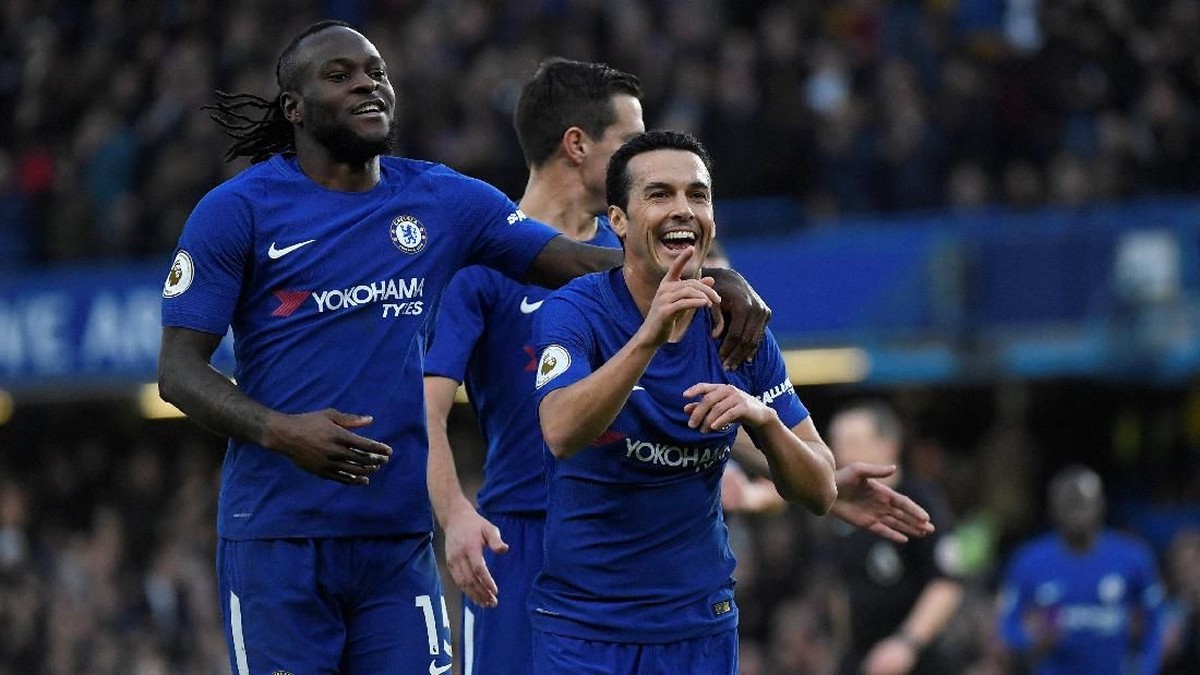 Pemain Chelsea, Pedro. (Foto: Toby Melville/Reuters)