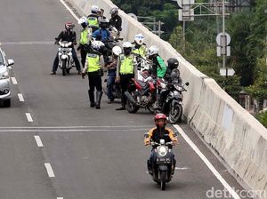 Operasi Besar-besaran di JLNT Jakarta, 903 Pemotor Ditilang