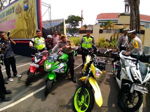 Knalpot Brong Tahun Baru di Surabaya, Polisi: Tilang