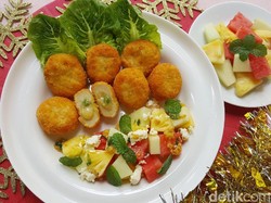 Resep Salad: Fruit Salad with Feta Cheese and Fiesta Mixed Vegetables