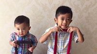 Airlangga dan Sakti, 2 Jagoan Ibas-Aliya Rajasa