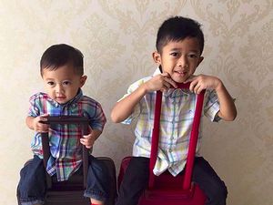 Airlangga dan Sakti, 2 Jagoan Ibas-Aliya Rajasa