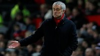 Seusai laga, manajer MU Jose Mourinho mengklaim timnya pantas mendapatkan penalti. Foto: Andrew Yates/Reuters