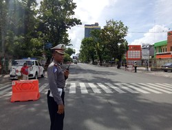 Dishub Makassar Rekayasa Lalin Saat Pawai Obor, Jalan Penghibur Ditutup