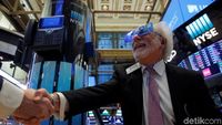 Sorak Sorai Penutupan Perdagangan di Wall Street