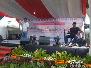 Ornamen Betawi Hiasi Lokasi Nikah Massal Pemprov DKI Malam Nanti