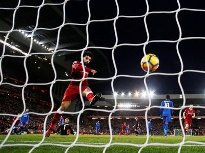 Foto: Salah Cemerlang, Liverpool Menang