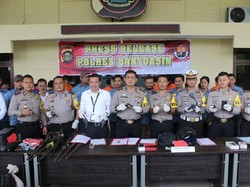 Polres Banyuasin Amankan 36 Senjata Api Rakitan