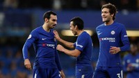 Pesta lima gol Chelsea ditutup oleh Davide Zappacosta yang masuk sebagai pemain pengganti di babak kedua. (Foto: John Sibley/Action Images via Reuters)