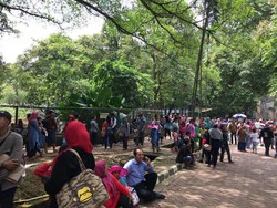 57 Ribu Pengunjung Sesaki Ragunan hingga Siang Ini