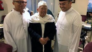 Bertemu di Madinah, Wawan Minta Doa Maaruf Amin untuk Pilgub Sumsel