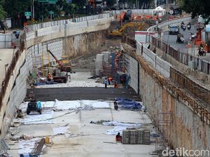 Video Terkini Proyek Underpass Mampang-Kuningan, Target Kelar Maret