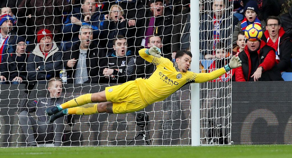 Ederson, kiper utama ManchesterCity