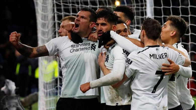 Gol di Masa Injury Time Menangkan Liverpool atas Burnley