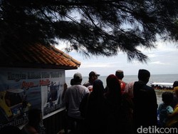 Penasaran Hiu Tutul, Wisatawan Jubeli Pantai Bentar Probolinggo