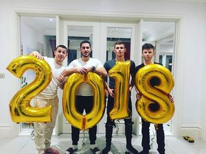 Foto: Cara Pesepakbola Dunia Menyambut Tahun Baru 2018