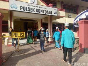 Olah TKP di Polsek Bontoala Selesai, Polisi Kantongi Sejumlah Bukti
