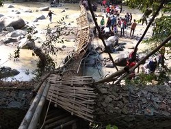 Pasca Jembatan Putus, Objek Wisata Penangkaran Rusa Ditutup