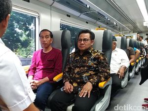 Video: Kala Cak Imin Temui Jokowi di Peresmian Kereta Bandara