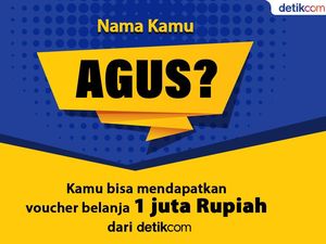 Pagi Mas Agus, Voucher Rp 1 Juta dari detikcom Menunggumu Nih