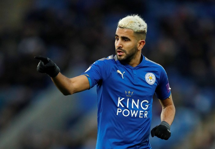 Riyad Mahrez Soccer Football - Premier League - Leicester City vs Huddersfield Town - King Power Stadium, Leicester, Britain - January 1, 2018 Leicester City's Riyad Mahrez Action Images via Reuters/Andrew Boyers EDITORIAL USE ONLY. No use with unauthorized audio, video, data, fixture lists, club/league logos or