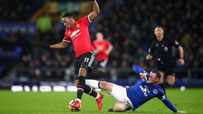 Everton vs MU Tanpa Gol di Babak Pertama