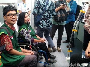 Difabel Keluhkan Fasilitas Kereta Bandara yang Dijajal Jokowi